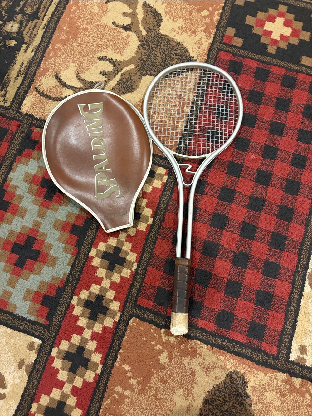 Vintage Spaulding tennis racket